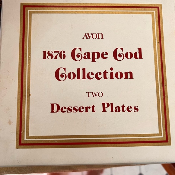 Vintage Avon Cape Cod dessert plates x 2 - Picture 2 of 2